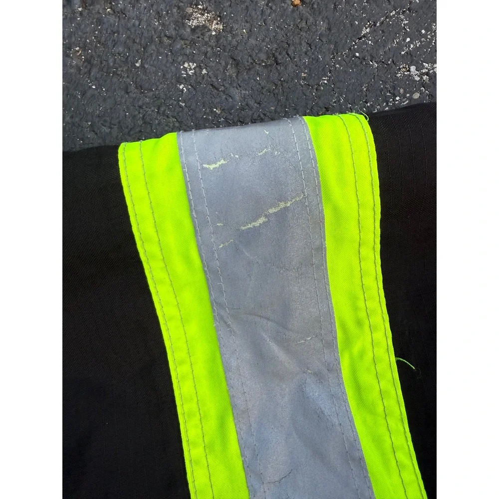 Work King Mens Black High Vis Reflective Ripstop‎ Work Jacket 2XL S18711 Class 1